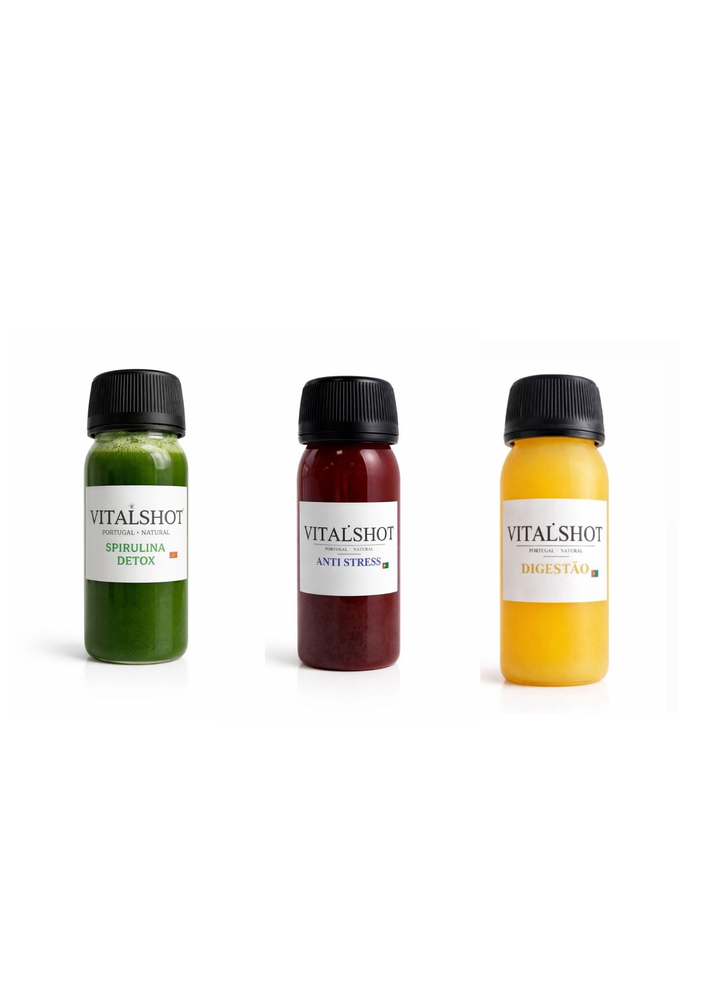 Pacote Detox  — 3 shots para limpar e renovar o corpo