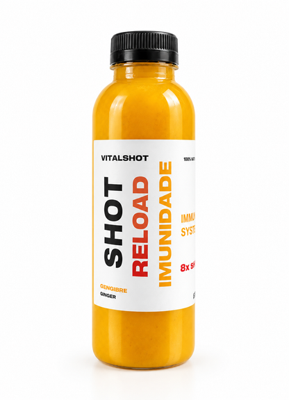 Shot de Imunidade Reload 500ml, 8 Shots por Garrafa